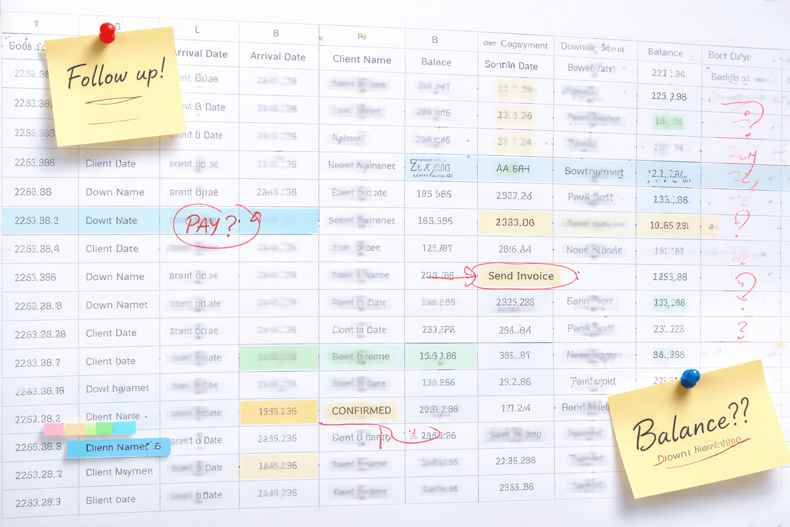 Excel / manual tracking